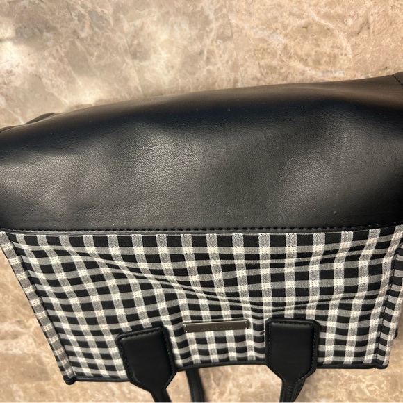 Kurt Geiger Monochrome Checkered Tote - Picture 7 of 9